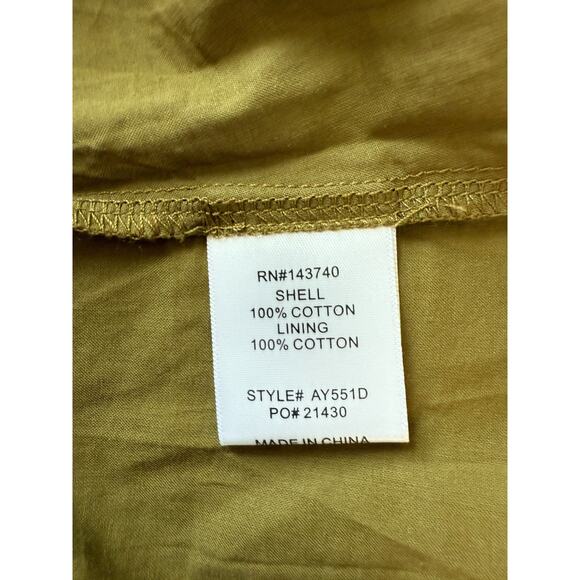 Hyacinth House Tuckernuck Moss Printed Russell Ruffle Collar Mini Dress - Picture 12 of 14